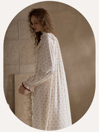 Vintage Rose Ruffle Nightgown