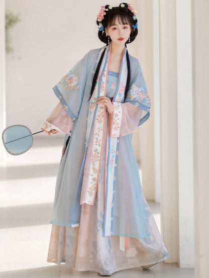 Hua Qing 花卿 - Song Dynasty Style Qiyao Ruqun Hanfu