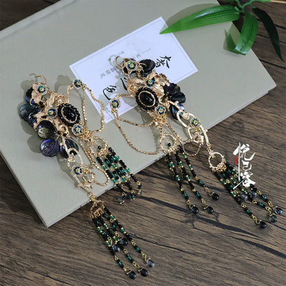 Hanfu Hair Accessories Set: Yao Yue Lian