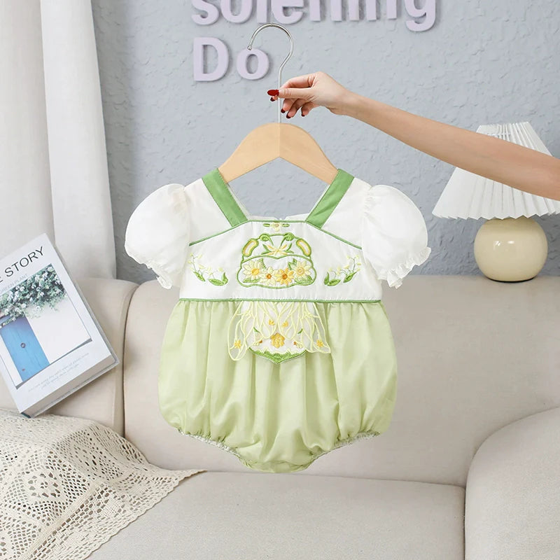 Princess Tang - Chinese Hanfu Style Baby Onesies for Girls