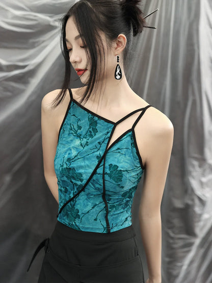 New Chinese Style Tie-dye Camisole