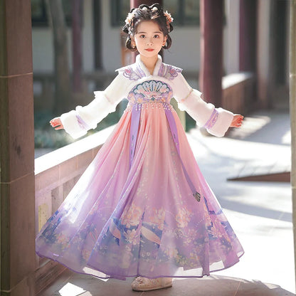Anya - Winter Hanfu Dress, Princess Costume for Girls