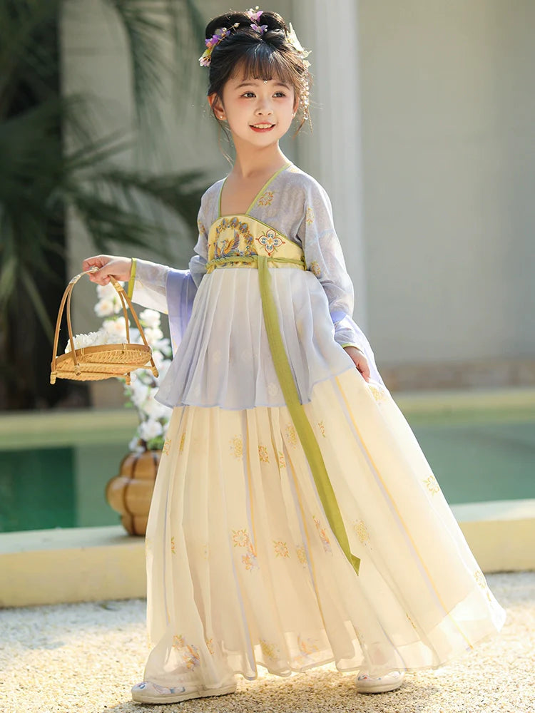 Sienna - Tang Dynasty Hanfu Dress, Princess Costume for Girls