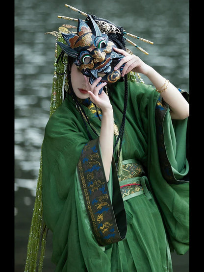 Peacock Shaman - Warring States and Han Dynasty Straight Hem Robe