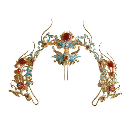 Chinese Wedding Hair Accessories: Phoenix Dance