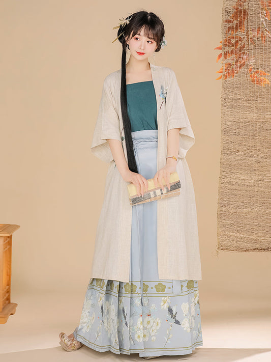 Changgan Temple 长干寺 - Song Dynasty Style Qiyao Ruqun Hanfu