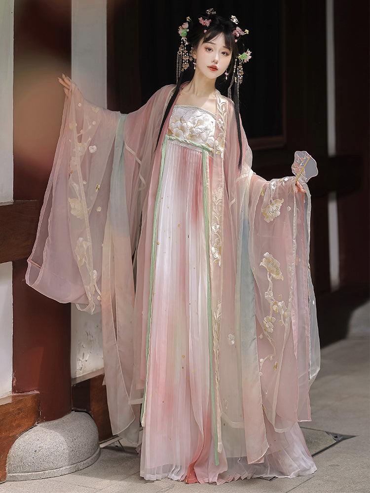 Butterfly Dream 梦蝶 - Tang Dynasty Style Hanfu Dress Heziqun