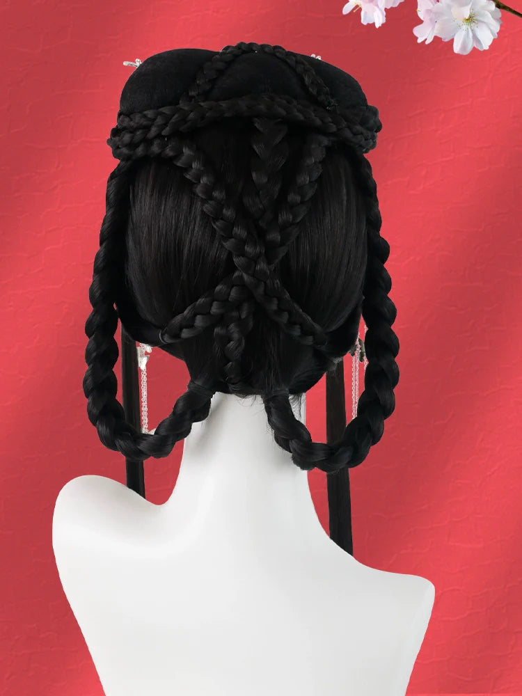 Clear Snow - Chinese Style Hair Wig for Hanfu