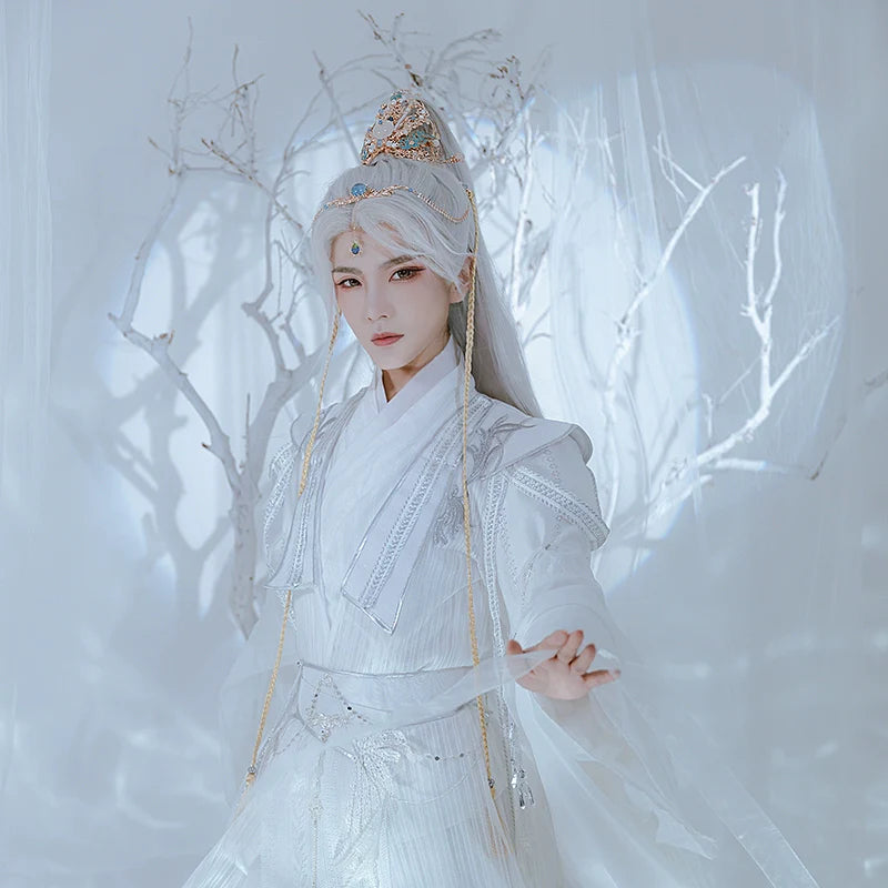 Hanfu Hair Accessories Set: Feather Fairy