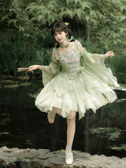 Qi Lolita Dress, Dew 清华露
