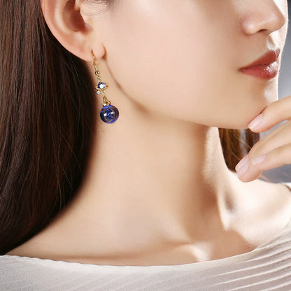 Saturn Chinese Style Earrings