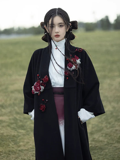 Ming Dynasty Modern Hanfu, Ragdoll Rose 布偶玫瑰