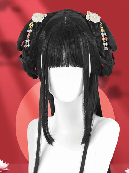 Bright Pearl - Chinese Style Hair Wig for Hanfu