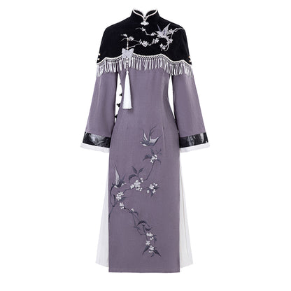 Swallow's Returns 闻燕归 - New Chinese Style Modern Cheongsam Dress