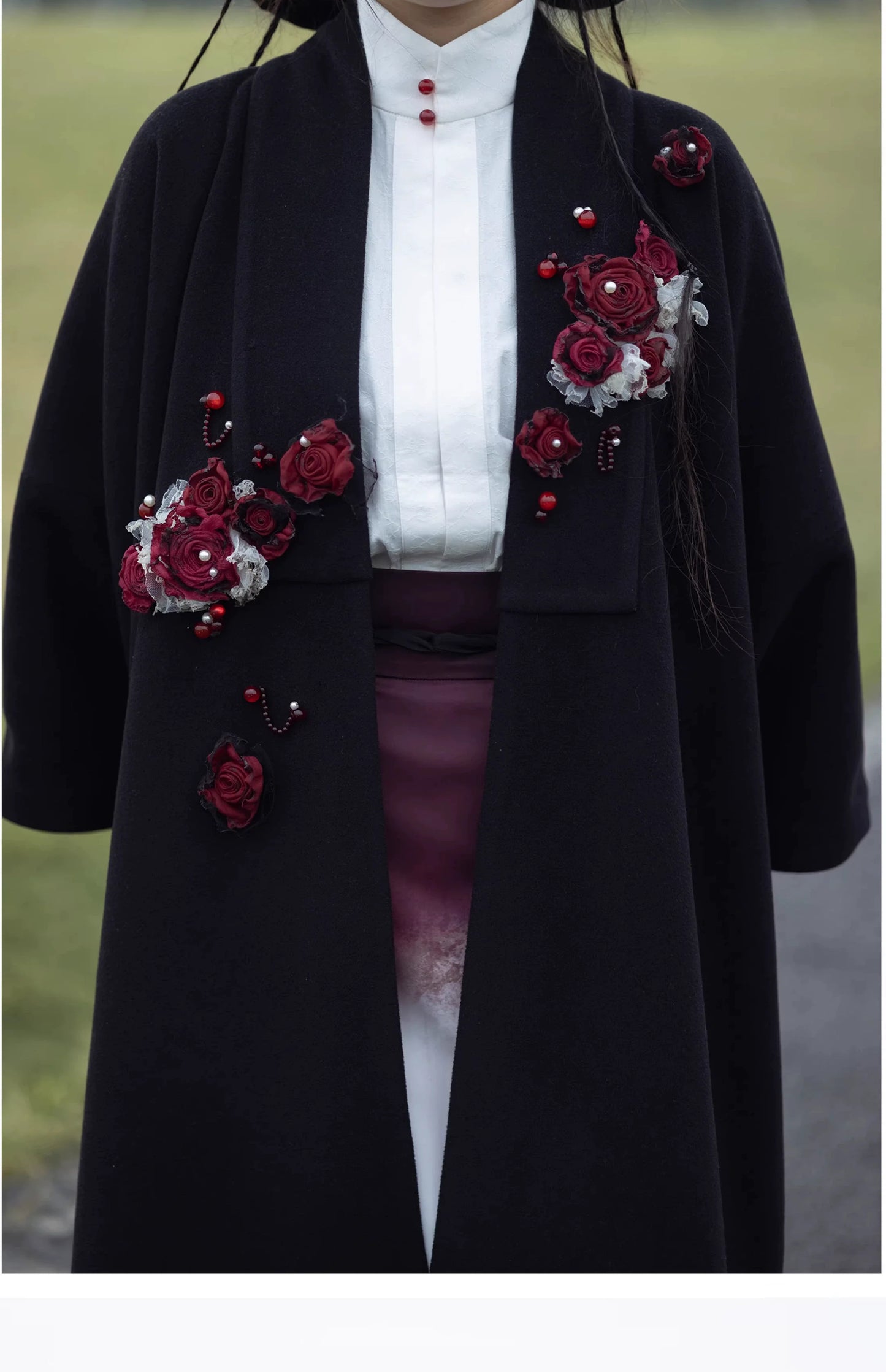 Ming Dynasty Modern Hanfu, Ragdoll Rose 布偶玫瑰