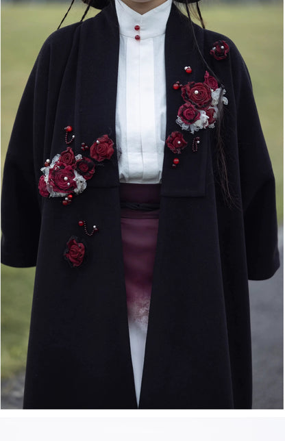 Ming Dynasty Modern Hanfu, Ragdoll Rose 布偶玫瑰