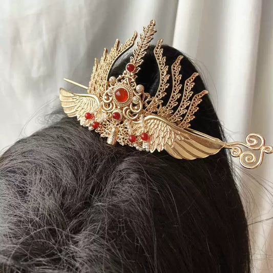 Golden Lotus  - Unisex Hanfu Hair Crown