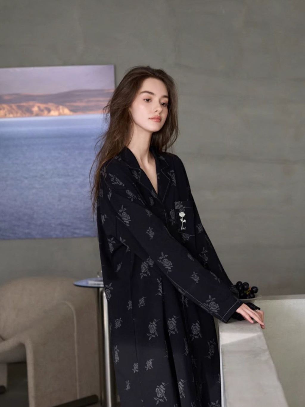 Black Rose Vintage Nightgown