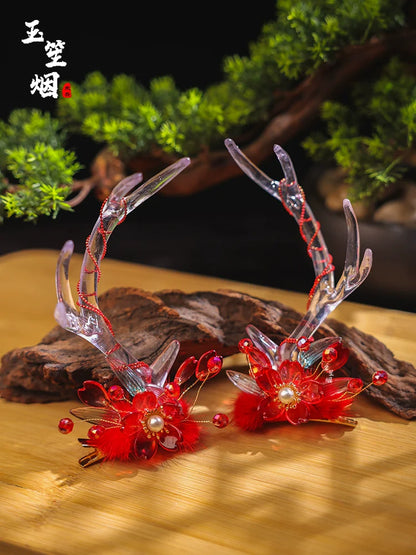 Hair Clips: Festive Dragon