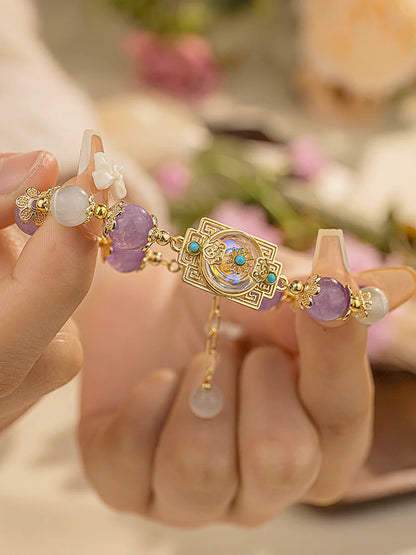 Chinese Palace Amethyst Bracelet