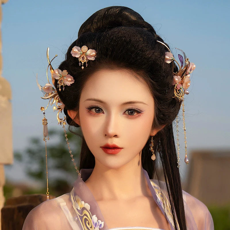 Hanfu Hair Accessories Set: Immortal Ziya
