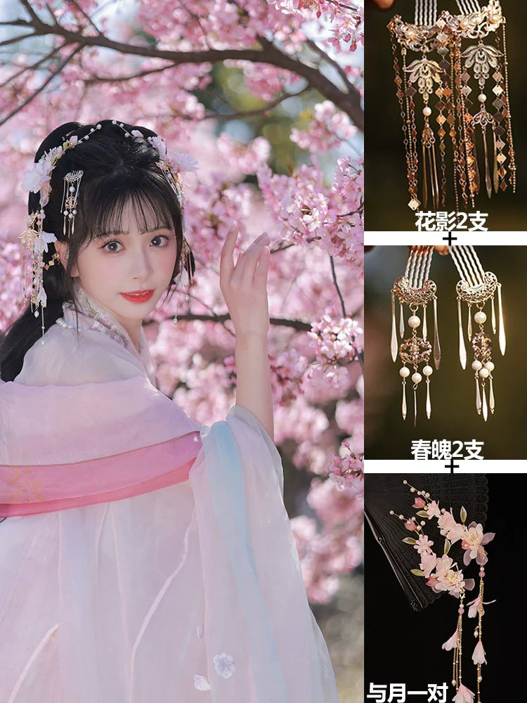 Hanfu Hair Accessories Set: Yuyue