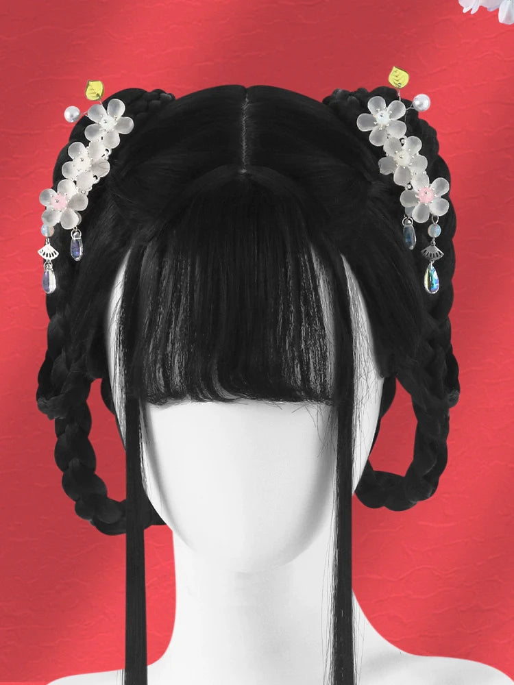 Jade Brocade - Chinese Style Hair Wig for Hanfu