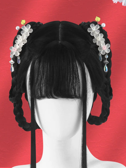 Jade Brocade - Chinese Style Hair Wig for Hanfu