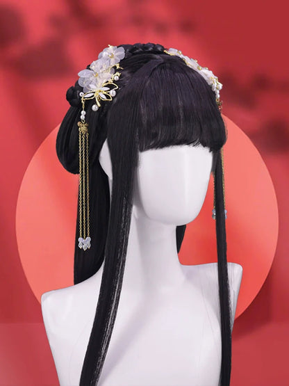 Listening to Rain - Chinese Style Hair Wig for Hanfu