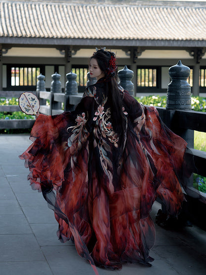 Thousand Miles Dreams 千里梦 - Tang Dynasty Style Hanfu Dress Heziqun (Preorder)