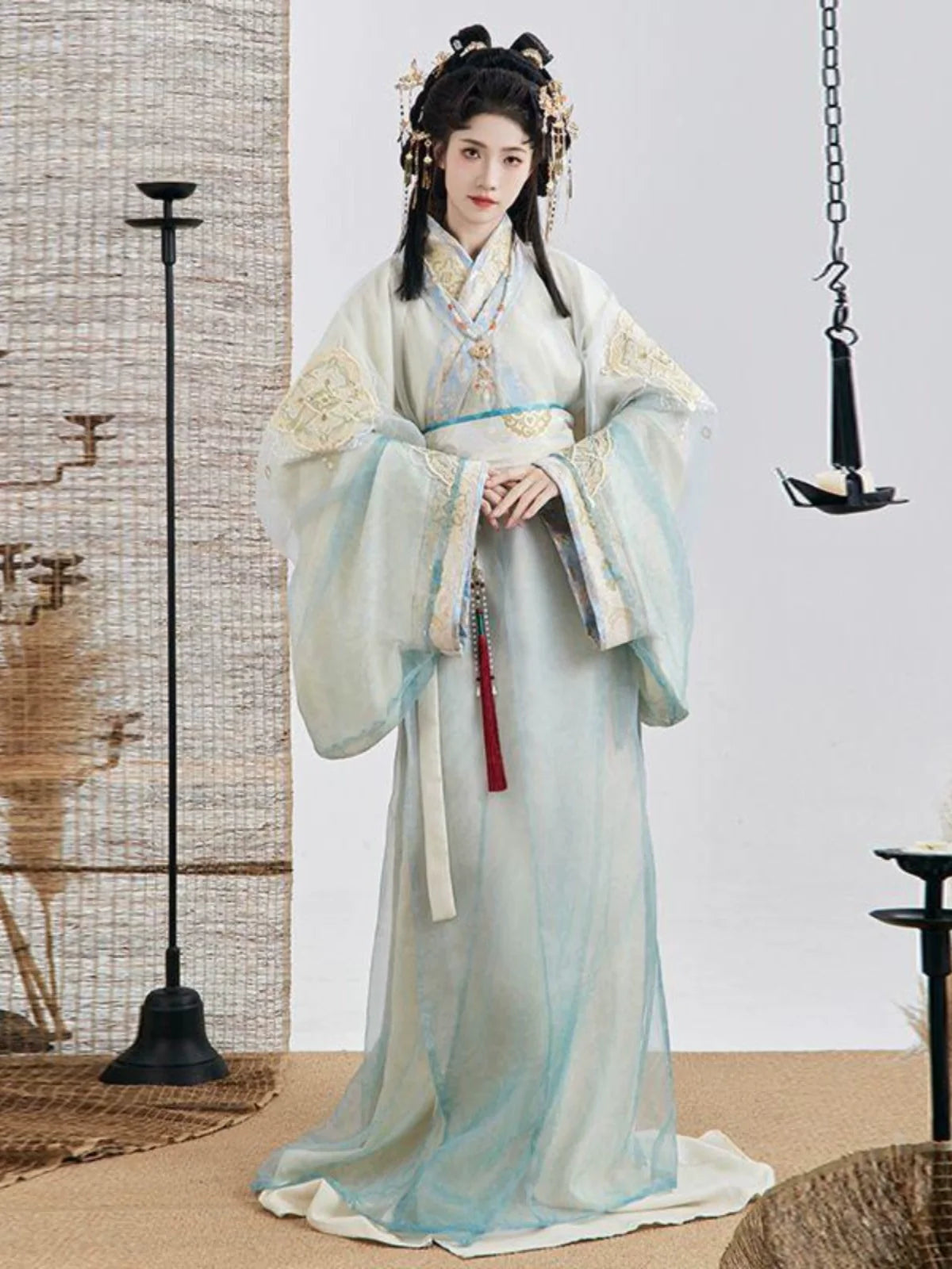 Sunset - Warring States and Han Dynasty Straight Hem Robe