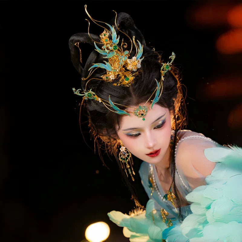 Hanfu Hair Accessories Set: Phantom Bird