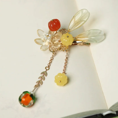 Hair Clip: Autumn Fruits