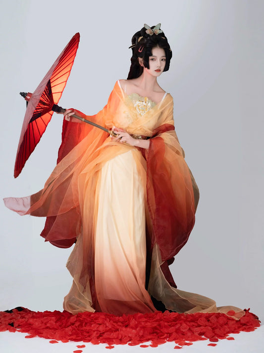 Golden Lotus 金荷 - Wei Jin Style Qiyao Ruqun