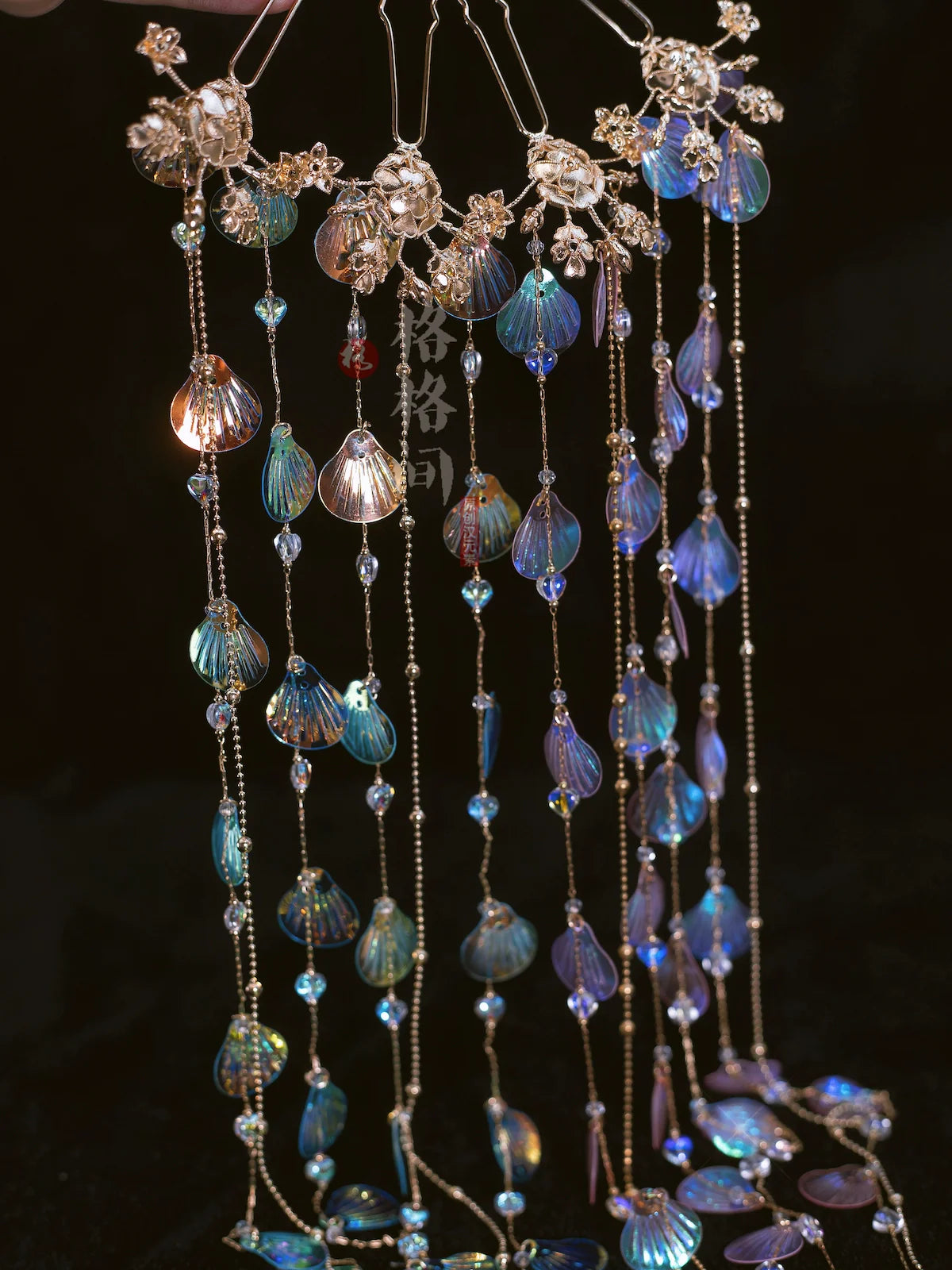 Hair Pins: Pink Mermaid