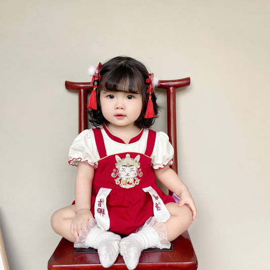 Ruyi - Hanfu Style Baby Onesies for Girls