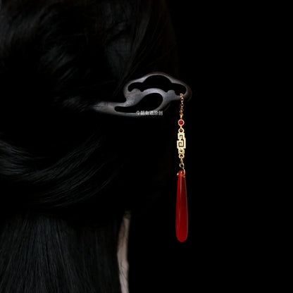 Ebony Hair Stick: Zhuyin