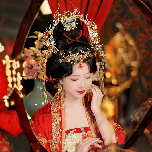 Chinese Wedding Hair Accessories: Phoenix Dance