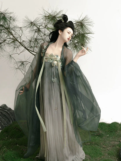 Mountain Mist 山雾 - Tang Dynasty Style Qixiong Ruqun