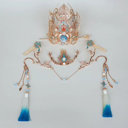 Hanfu Hair Accessories Set: Linjiang Fairy