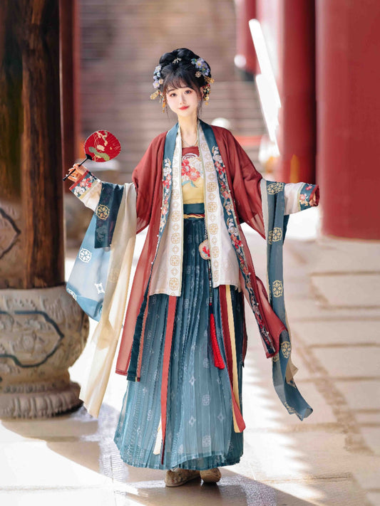 Cherry Lips 点绛唇 - Song Dynasty Style Qiyao Ruqun Hanfu