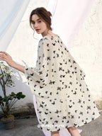 Butterfly Dream Nightgown with Slip Set