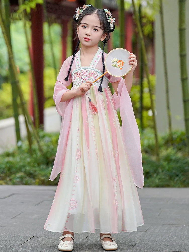 Dazzle - Tang Dynasty Hanfu Dress, Princess Costume for Girls