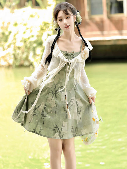 Bamboo Language 竹语 - New Chinese Style Summer Sundress