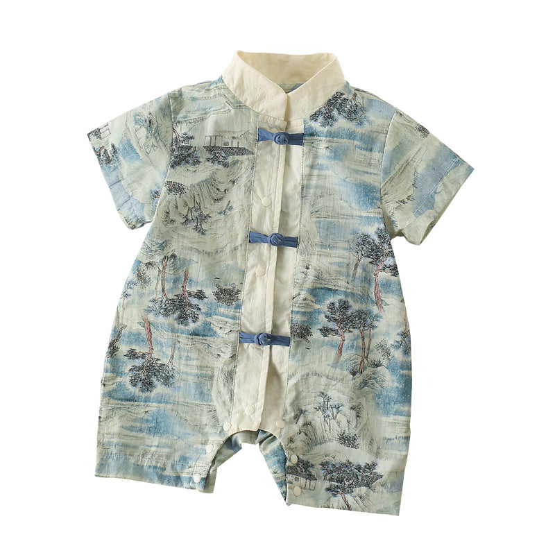 Landscape - Chinese Style Baby Onesies