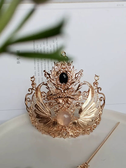 Demoness - Unisex Hanfu Hair Crown