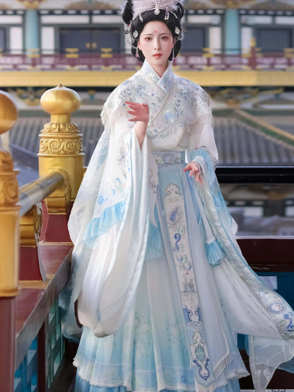 Moon Goddess 月神 - Wei Jin Goddess Style Qiyao Ruqun Mythology Costume (Preorder)