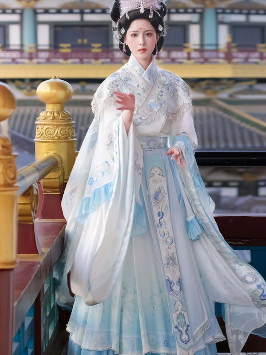 Moon Goddess 月神 - Wei Jin Goddess Style Qiyao Ruqun Mythology Costume (Preorder)