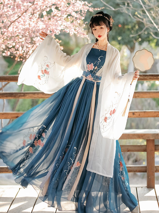 Hanjiao 含娇 - Song Dynasty Style Qiyao Ruqun Hanfu