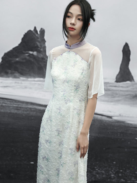 Snow Frost - Women's Summer New Chinese Style Cheongsam Dress